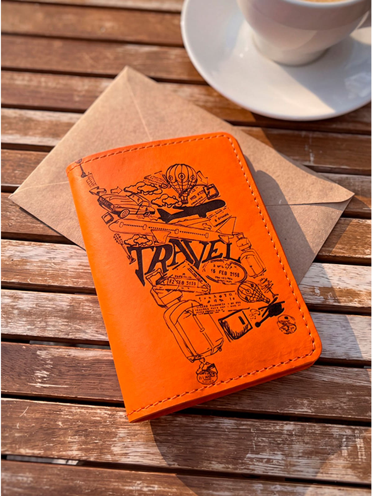 Обложка на паспорт «Travel», арт. Опгр_016